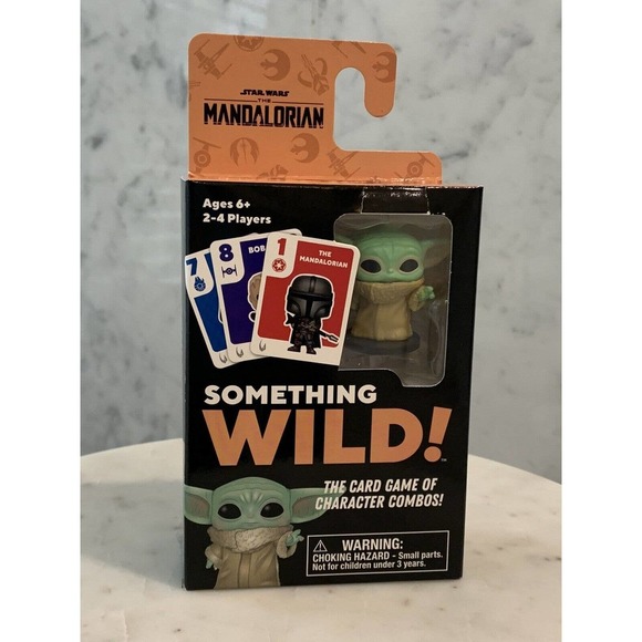 Star Wars The Mandalorian Something Wild! Card Game 53573 w Baby Yoda by FUNKO - Picture 2 of 5